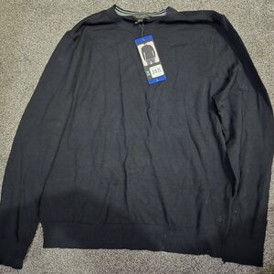 Men's Black Banana Republic Merino Crewbeck Sweater